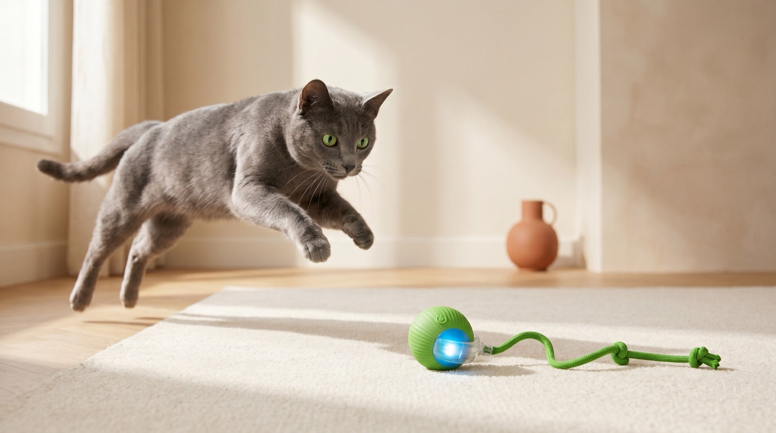 Balle interactive pour chat : le guide complet 2026 (choisir, comparer, utiliser)