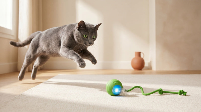 Balle interactive pour chat : le guide complet 2026 (choisir, comparer, utiliser)